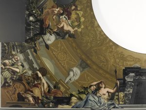 Viisiosainen kattokoriste Soestdijkin palatsin suureen saliin tekijältä Gerard de Lairesse