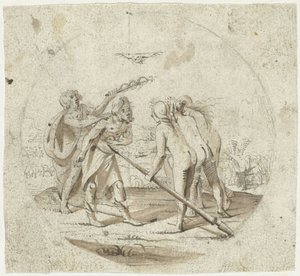 Pariisin tuomio tekijältä Gerard ter Borch (I) (possibly)