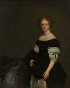 Aletta Pancras (1649-1707) Francois de Vicqin vaimo tekijältä Gerard ter Borch (II)