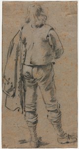 Mies seisoo takaa katsottuna tekijältä Gerard ter Borch
