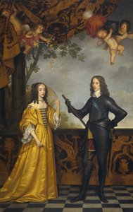 Kaksoismuotokuva William II:sta (1626-1650), Orangen prinssistä ja hänen vaimostaan Mary Stuartista (1631-1660).
