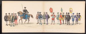 Leidenin opiskelijoiden naamiaiset, 1875 (levy 2) Leidenin ylioppilaskunnan jäsenten pitämä naamiainen 15. kesäkuuta 1875 Leidsche Hoogeschoolin 300-vuotisjuhlan kunniaksi, joka kuvaa Leidsche Hoogeschoolia, joka on kuvattu