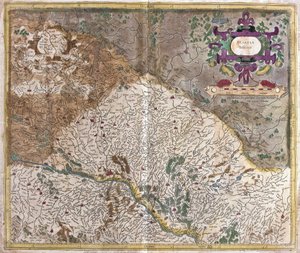Alsace, Ranska (kaiverrus tekijältä Gerardus Mercator