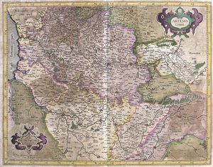 Artois, Ranska (kaiverrus tekijältä Gerardus Mercator
