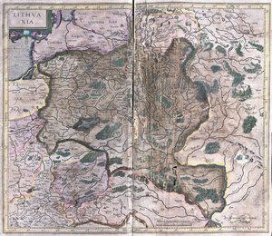 Liettua (kaiverrus tekijältä Gerardus Mercator