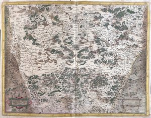 Lorraine, Ranska (kaiverrus tekijältä Gerardus Mercator
