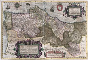 Portugali (kaiverrus tekijältä Gerardus Mercator