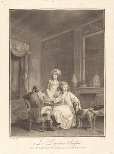 Englantilainen lounas tekijältä Geraud Vidal after Nicolas Lavreince