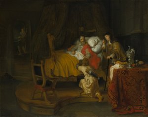 Isaac Blessing Jacob, 1642. tekijältä Gerbrand van den Eeckhout