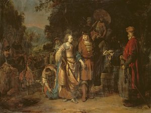 Isaac ja Rebecca Lahai-roin kaivon äärellä