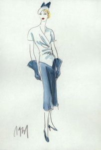 Naisten muoti 1931, hame ja pusero / G. Hartung