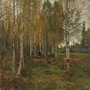 Koivut syksyllä tekijältä Gerhard Munthe