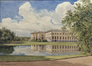 Aleksanterin palatsi Tsarskoje Selossa, 1831 tekijältä Gerhard Wilhelm Reutern von
