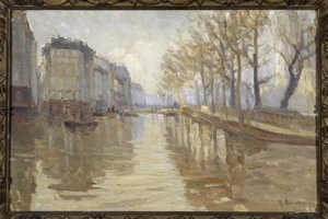Quai Montebello (1910 tulvat) tekijältä Germain Eugene Bonneton