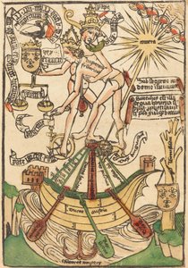 Allegoria paavi Paavali II:n ja keisari Fredrik III:n tapaamisesta tekijältä German 15th Century