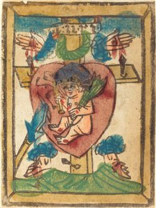 Kristus-lapsi pyhässä sydämessä tekijältä German 15th Century