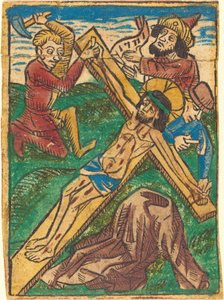 Kristus ristiin naulittu tekijältä German 15th Century