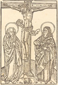 Kristus ristillä tekijältä German 15th Century
