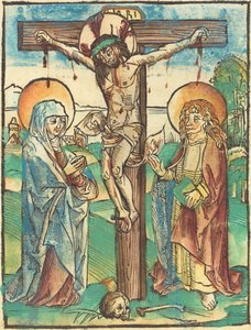 Kristus ristillä tekijältä German 15th Century
