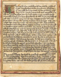 Kehotus ahneutta vastaan tekijältä German 15th Century