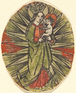 Madonna ja lapsi tekijältä German 15th Century