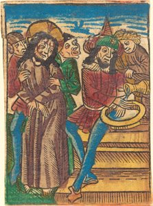 Pilatus pesee kätensä tekijältä German 15th Century