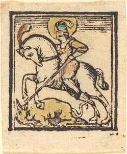 Pyhä Yrjö tekijältä German 15th Century