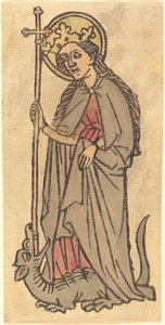 Pyhä Margaret tekijältä German 15th Century