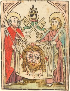 Pyhät Pietari ja Paavali Sudariumin kanssa tekijältä German 15th Century