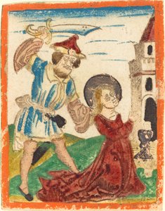 Pyhän Barbaran marttyyrikuolema tekijältä German 15th Century