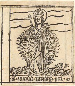 Neitsyt ja lapsi tekijältä German 15th Century
