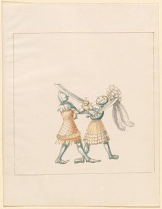 Freydal, The Book of Jousts and Tournament of Emperor Maximilian I: Combats on Foot (Jousts) (Nide III): Levy 154 tekijältä German 16th Century