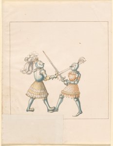 Freydal, The Book of Jousts and Tournament of Emperor Maximilian I: Combats on Foot (Jousts) (Nide III): Levy 158 tekijältä German 16th Century
