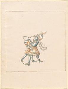 Freydal, The Book of Jousts and Tournament of Emperor Maximilian I: Combats on Foot (Jousts) (Nide III): Levy 160 tekijältä German 16th Century