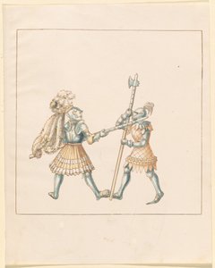Freydal, The Book of Jousts and Tournament of Emperor Maximilian I: Combats on Foot (Jousts) (Nide III): Levy 144 tekijältä German 16th Century