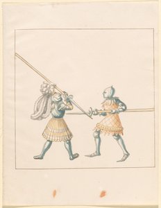 Freydal, The Book of Jousts and Tournament of Emperor Maximilian I: Combats on Foot (Jousts) (Nide III): Levy 147 tekijältä German 16th Century