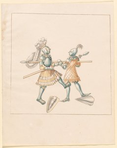 Freydal, The Book of Jousts and Tournament of Emperor Maximilian I: Combats on Foot (Jousts) (Nide III): Levy 151 tekijältä German 16th Century