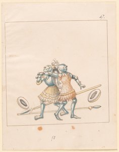 Freydal, The Book of Jousts and Tournament of Emperor Maximilian I: Combats on Foot (Jousts) (Nide III): Levy 152 tekijältä German 16th Century