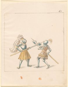 Freydal, The Book of Jousts and Tournament of Emperor Maximilian I: Combats on Foot (Jousts) (Nide III): Levy 146 tekijältä German 16th Century