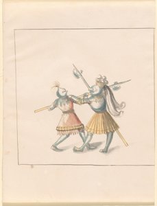 Freydal, The Book of Jousts and Tournament of Emperor Maximilian I: Combats on Foot (Jousts) (Nide III): Levy 143 tekijältä German 16th Century