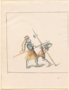 Freydal, The Book of Jousts and Tournament of Emperor Maximilian I: Combats on Foot (Jousts) (Nide III): Levy 142 tekijältä German 16th Century