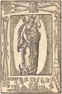 Madonna ja lapsi tekijältä German 16th Century