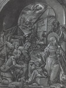 Kristuksen syntymä [käänteinen] tekijältä German 16th Century