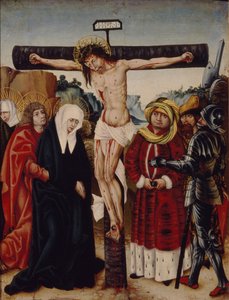 Ristiinnaulitseminen, 1500-luvun alku. tekijältä German Master