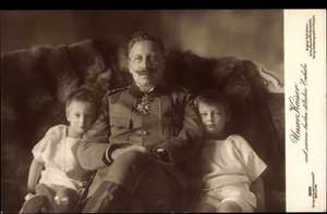 Keisari Vilhelm II, kaksi vanhinta poikaa, Liersch 3686 tekijältä German Photographer