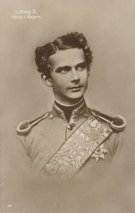 Ludwig II (s/w-kuva) tekijältä German Photographer