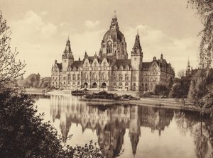 Uusi kaupungintalo, Hannover (s/w-kuva)
