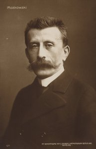 Moritz Moszkowskin muotokuva (s/w-valokuva) tekijältä German Photographer