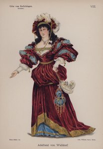 Adelheid von Walldorf, Goethen teoksesta Gotz von Berlichingen (värilitho) tekijältä German School