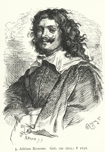 Adriaen Brouwer, flaamilainen barokkimaalari (kaiverrus) tekijältä German School